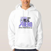 Never Knew A Hero Husband Esophageal Cancer Hoodie