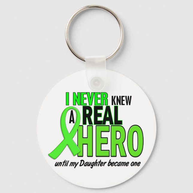 Never Knew A Real Hero 2 LIME (Daughter) Keychain (Front)