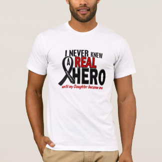 Never Knew A Real Hero 2 (Melanoma) T-Shirt