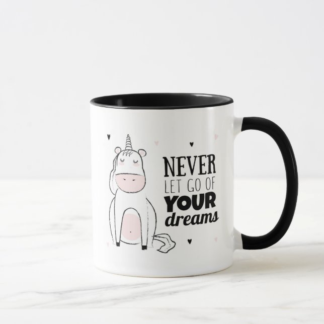 Never Let Go Of Your Dreams Mug (Right)