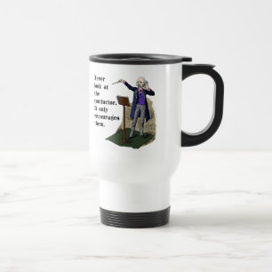 Never Look at the Conductor Travel Mug