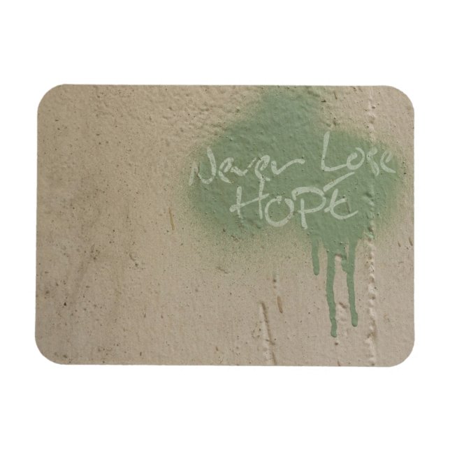 Never Lose Hope Photo Magnet (Horizontal)