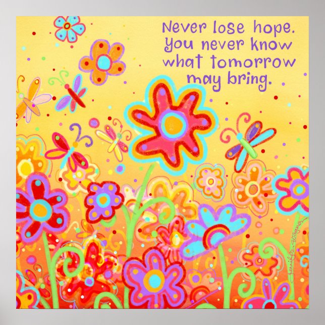 Never Lose Hope Poster (Front)