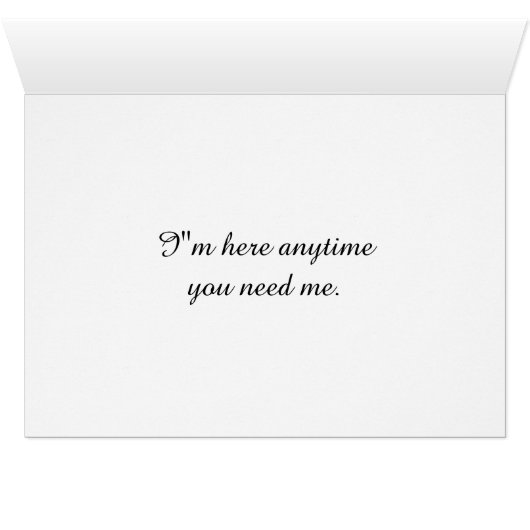 Never Lose Hope Support Card (Inside Horizontal (Bottom))