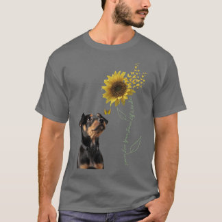 Never lose your sense of wonder puppy with sunflow T-Shirt