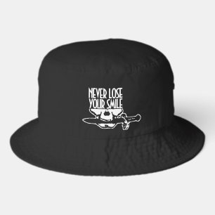NEVER LOSE YOUR SMILE BUCKET HAT