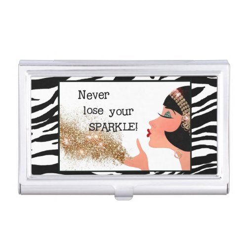 Never Lose Your SPARKLE Business Card Holder