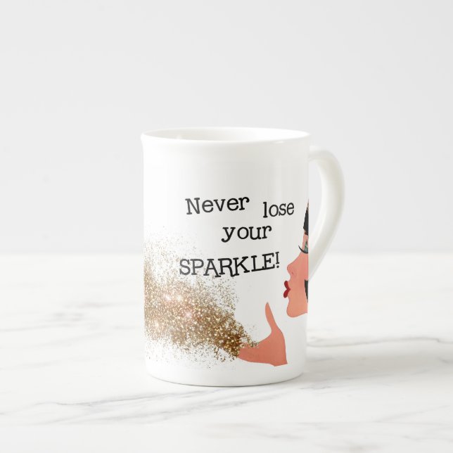"Never Lose Your SPARKLE!" DIVA Mug (Front Right)