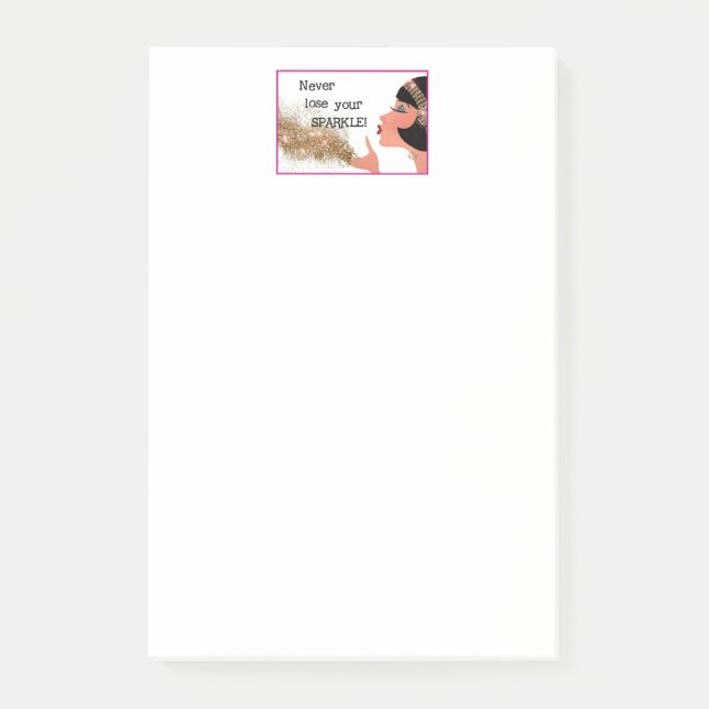 "Never Lose Your SPARKLE!" Notes (Front)
