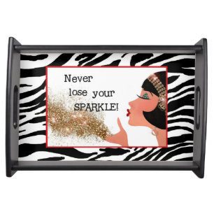"Never Lose Your SPARKLE!" Serving Tray