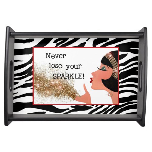 Never Lose Your SPARKLE Serving Tray