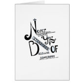 Never lower Your Standards Motivational quote (Front)