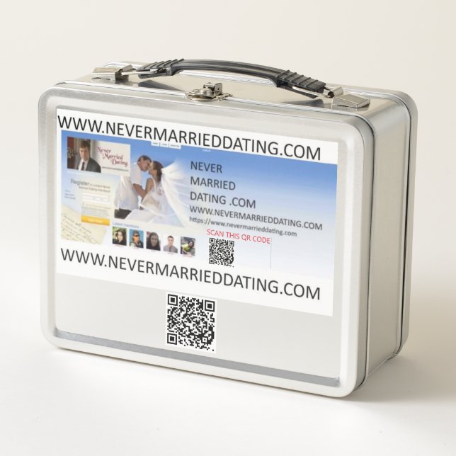 Never Married Dating . Com Lunch Box (Front)