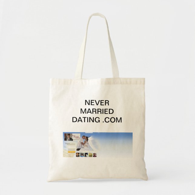 Never Married Dating Valentines Day Tote Bag (Front)
