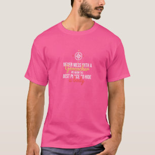 Never Mess With A Geocacher Glitch Geocaching T-Shirt