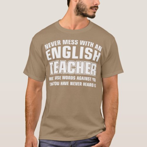 Never Mess With An English Teacher  1  T_Shirt
