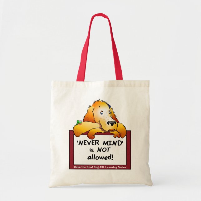 Never Mind tote bag (Front)