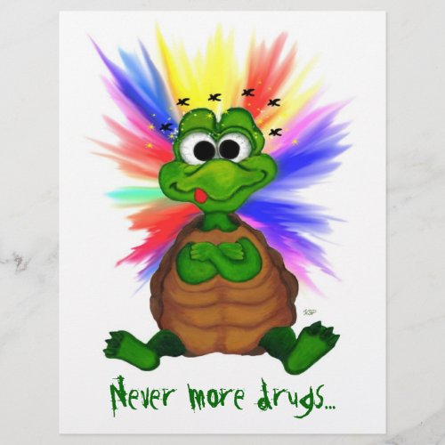 Never more drugs flyer