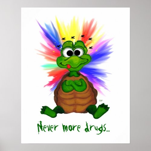 Never more drugs poster