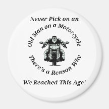 Never Pick on an Old Man on a Motorcycle