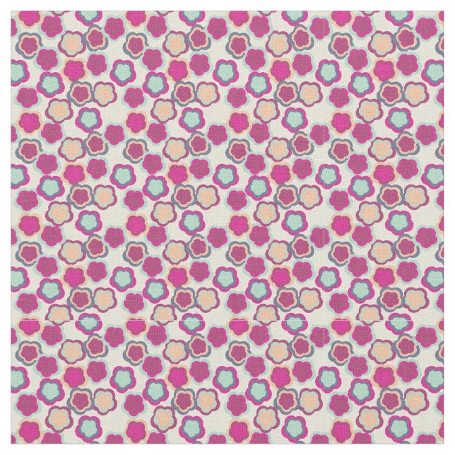 Never Promised You a Flower Garden  Fabric (Close Up)