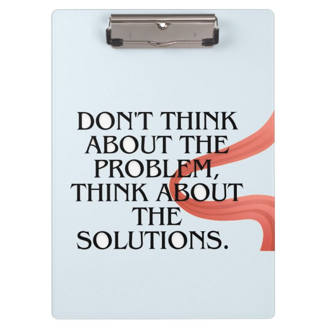 Never Put Off What You Can Do Today – Motivational Clipboard (Front)