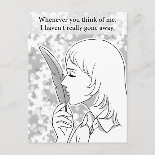 Never really gone away postcard