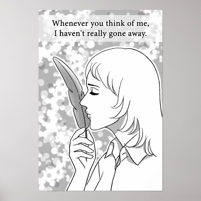 Never really gone away poster (Front)