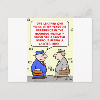 never see a lawyer postcard