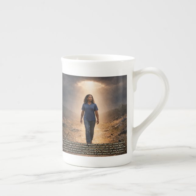 Never separated from God Bone China Mug (Right)