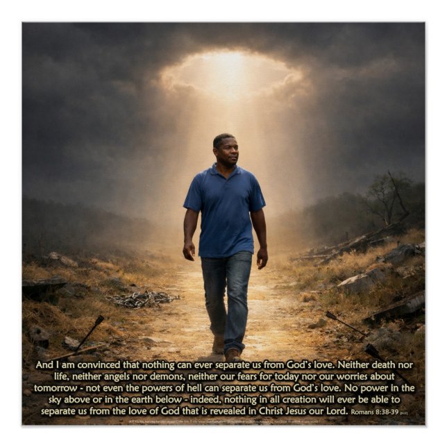 Never separated from God Poster (Front)