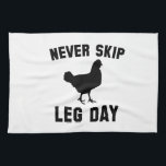 Never Skip Leg Day Towel<br><div class="desc">Never Skip Leg Day</div>