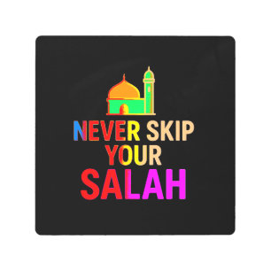 Never Skip Your Salah – Minimal Islamic Wall Art