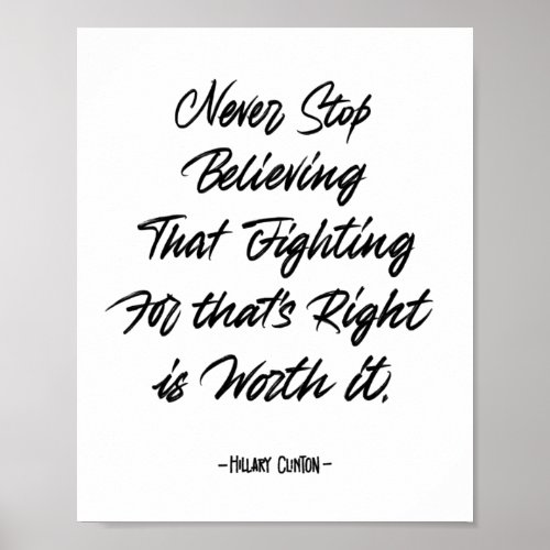 Never Stop Believing Poster