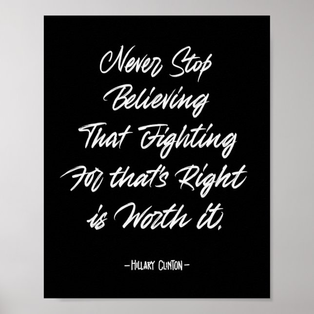 Never Stop Believing Poster (Front)