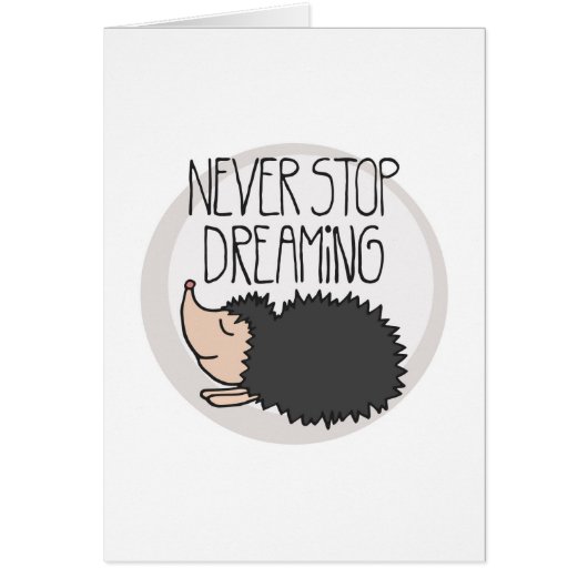 Never Stop Dreaming Cards (Front)