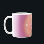 Never Stop Dreaming Coffee Mug<br><div class="desc">Never Stop Dreaming – inspirational,  motivational quote – Typography – pastel gradient/ aura.</div>