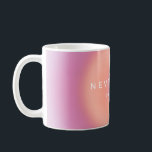 Never Stop Dreaming Coffee Mug<br><div class="desc">Never Stop Dreaming – inspirational,  motivational quote – Typography – pastel gradient/ aura.</div>
