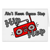Never Stop Hip Hop (Front Horizontal)