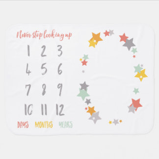 Never Stop Looking Up - Milestone Blanket