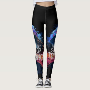 Motivational Women's/girls Fail Forward Casual/yoga Leggings, Workout  Pants, Inspiring Quotes 