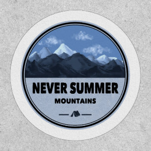 Never Summer Mountains Colorado Camping Patch