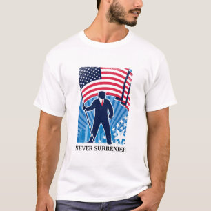 Never Surrender Trump 2024 T-Shirt for Men