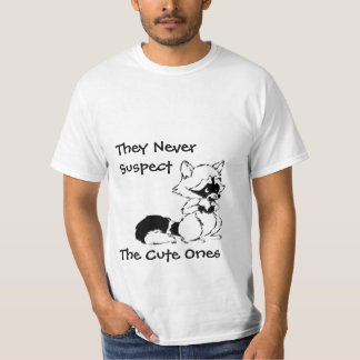 Never Suspect Cute Ones Crafty Raccoon T Shirts