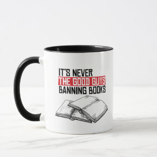 Never the good guys banning books mug