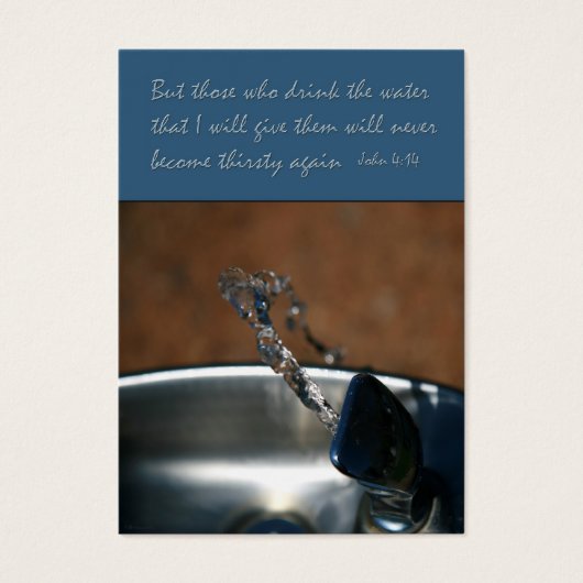 never thirst again (Front)