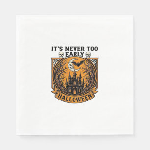 Never Too Early Halloween Haunted House Moon Bat_1 Napkins