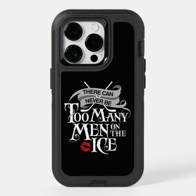 Never Too Many Men (Hockey) OtterBox iPhone Case (Back)