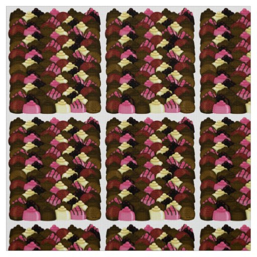Never Too Much Chocolate - Valentines Day Candy Fabric