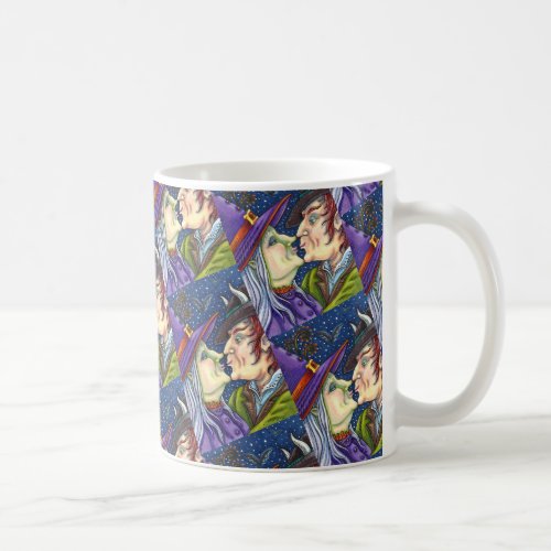 NEVER TOO OLD FOR ROMANCE WITCH  WARLOCK IN LOVE COFFEE MUG